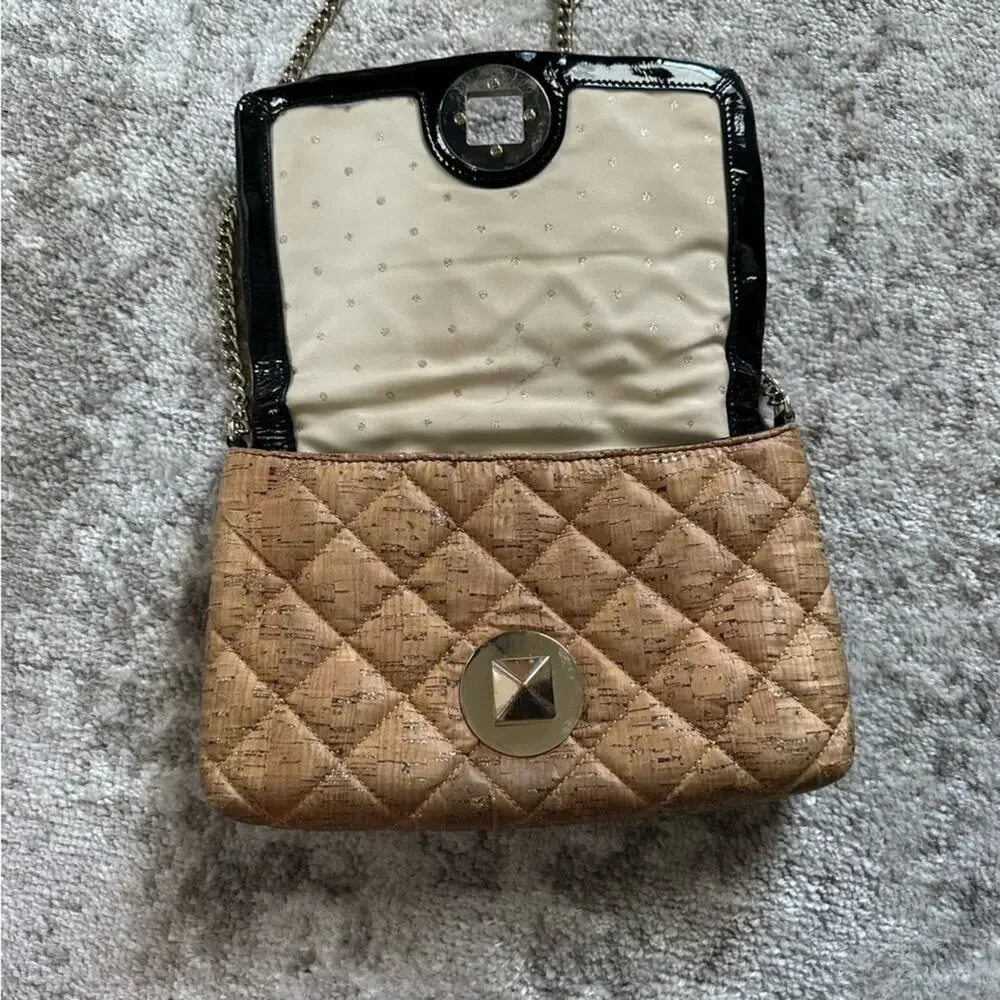 Kate Spade Quilted Cork Turn Lock Crossbody Bag